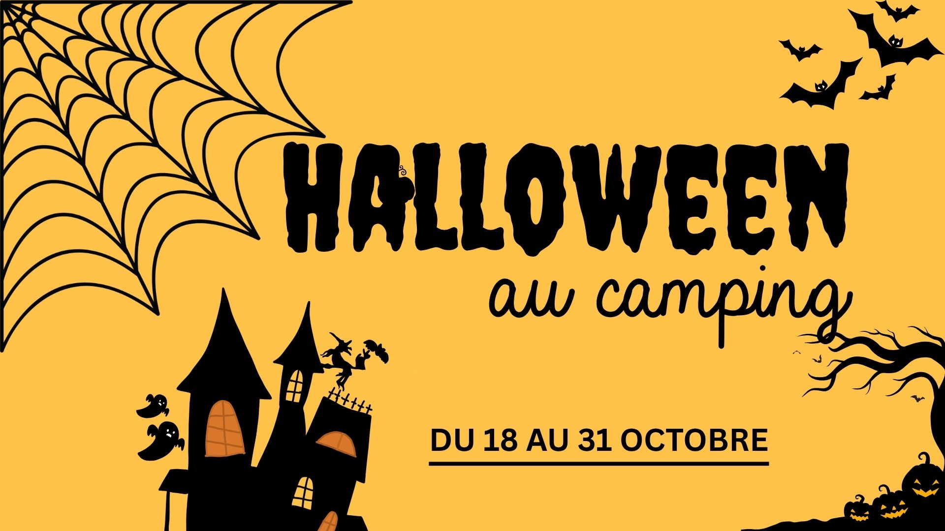 Halloween activities at the Ermitage campsite