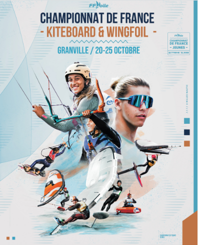 Poster of the Kite and Wing Championship in Granville